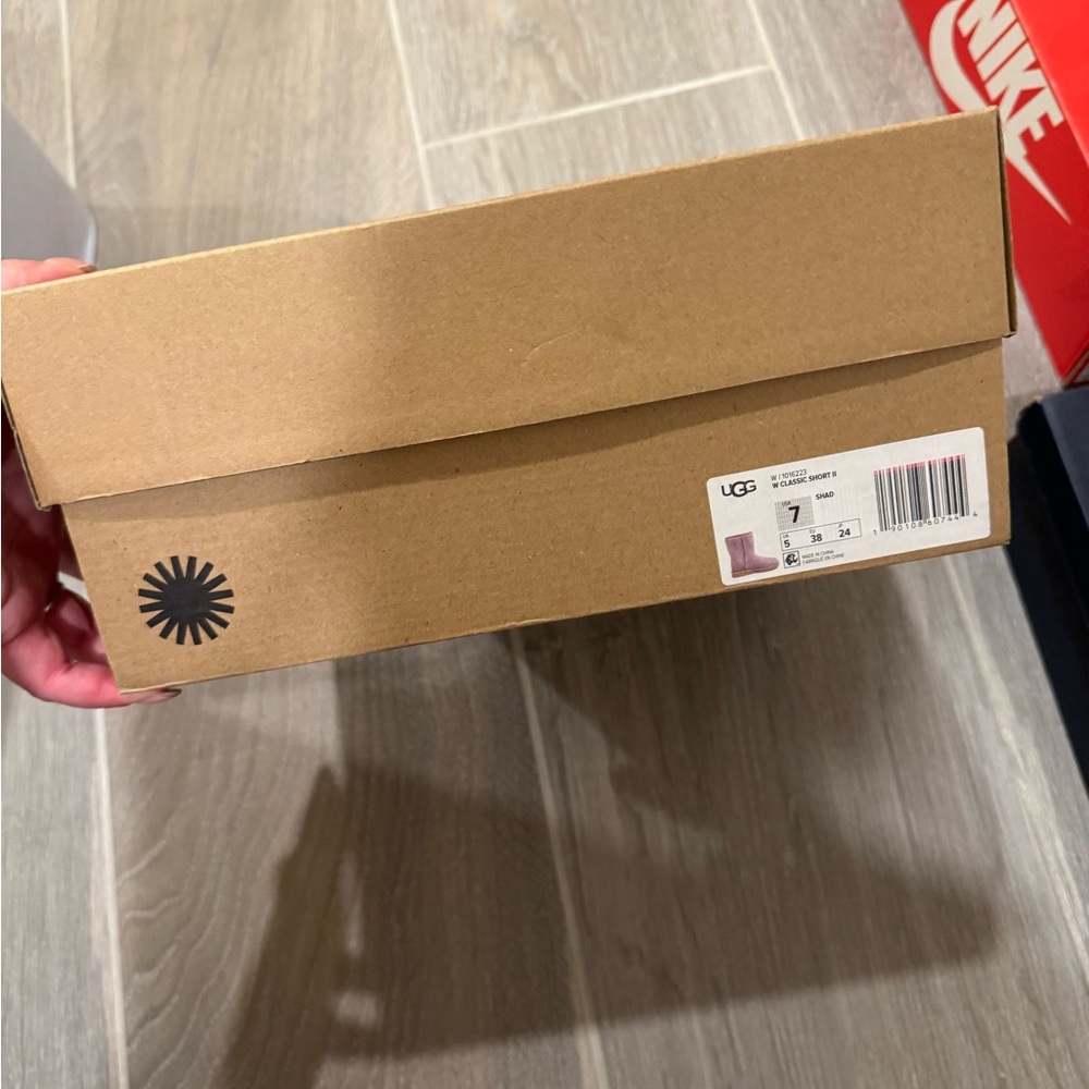 UGG Tan Shoe Box with Logo